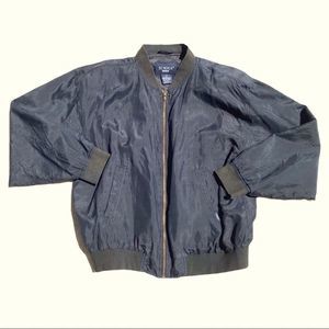 Vintage 90s Silk Windbreaker LG